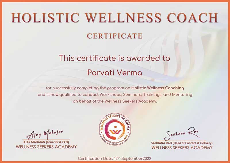 Coach Certificate